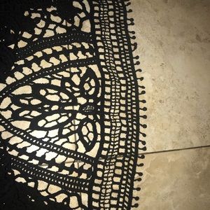 Crochet Dress Black